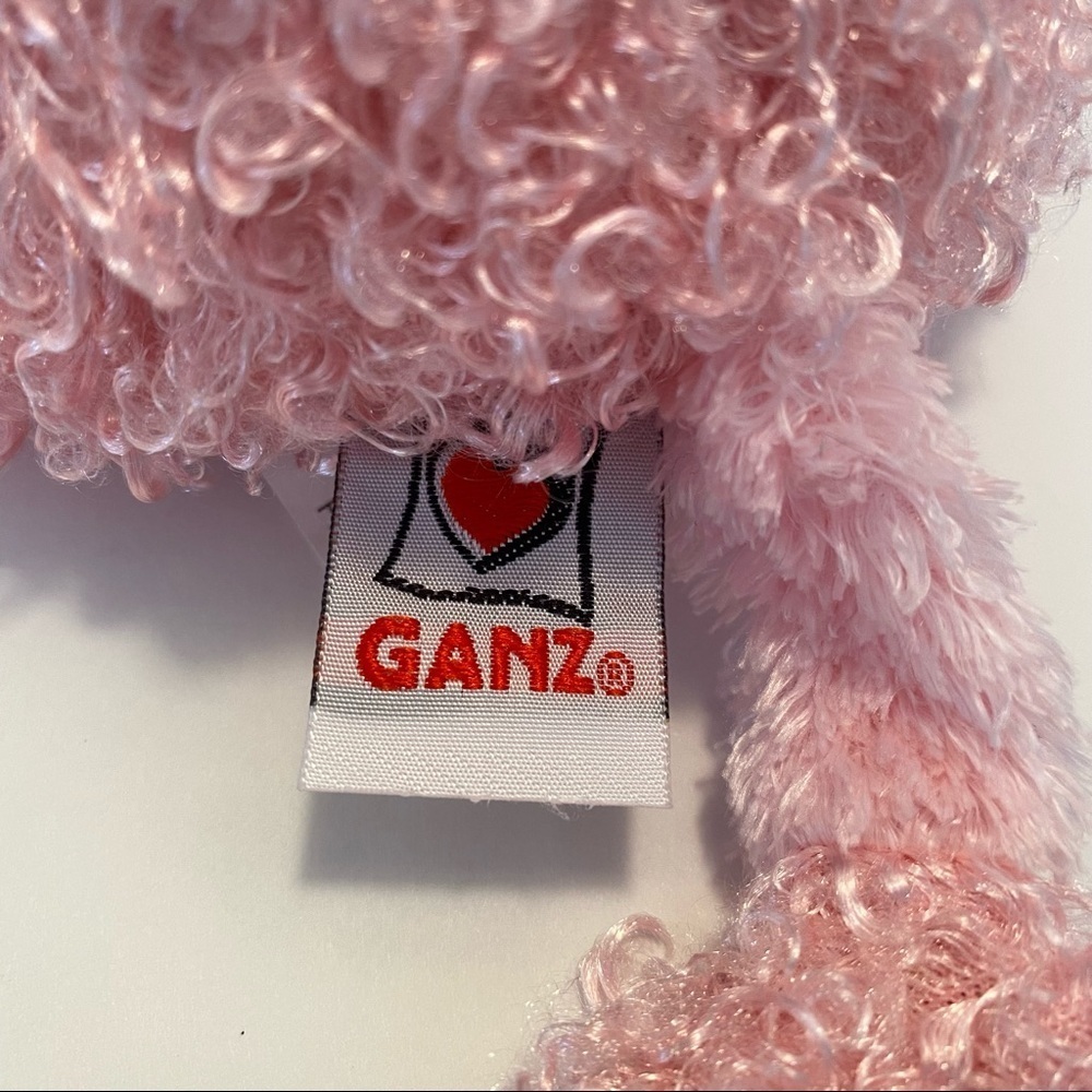 Ganz Webkinz Pink Poodle 9" Plush Stuffed Animal Toy Only No Code HM107 - Picture 8 of 10